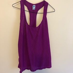 Old Navy Active Purple Workout Top Large